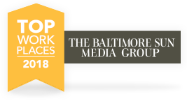 Baltimore Sun Top Work Places 2018 banner