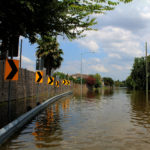 flooded road