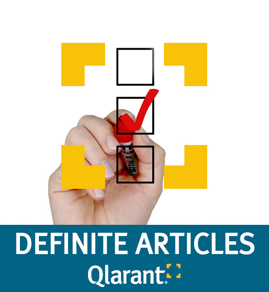 Definite Articles blog logo