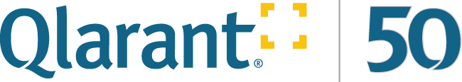 Qlarant 50th Anniversary logo