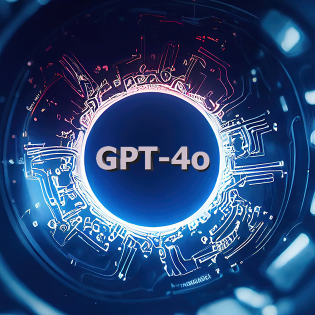 GPT-4o in a digital eye