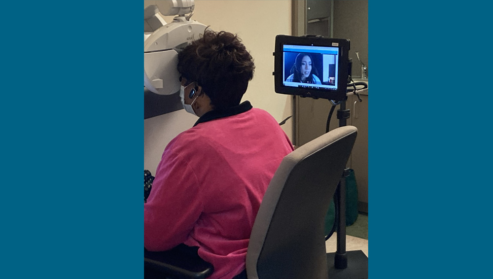 optometrist scan