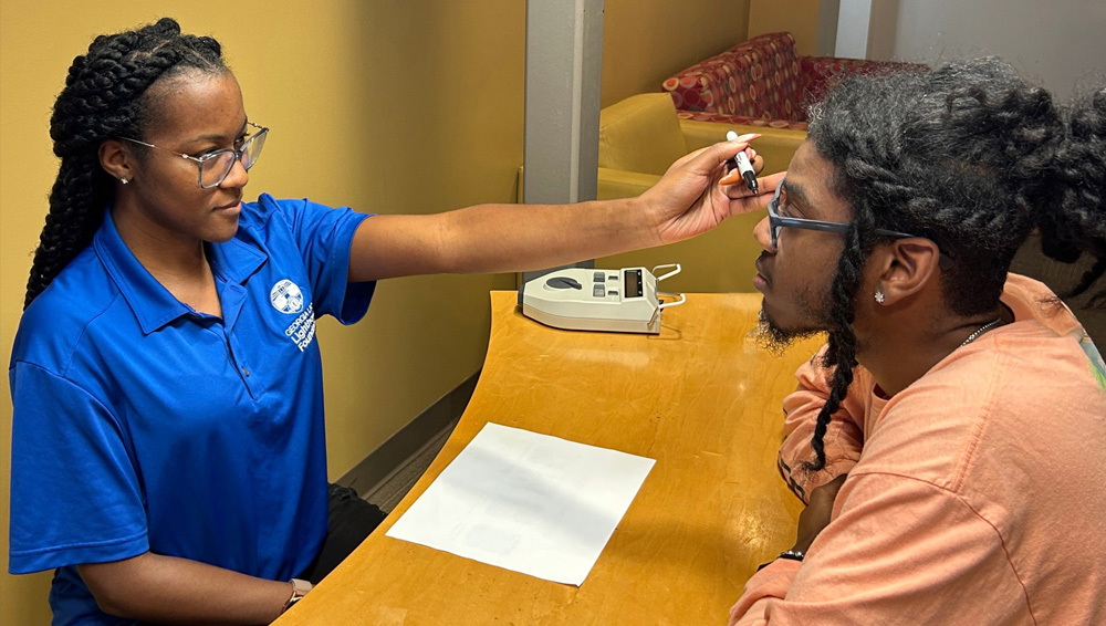 eye exam process
