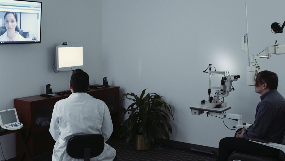 eye exam process