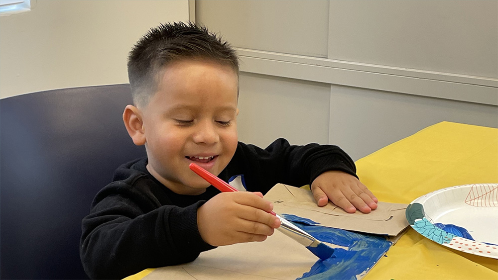 NAMI Collier Kid painting
